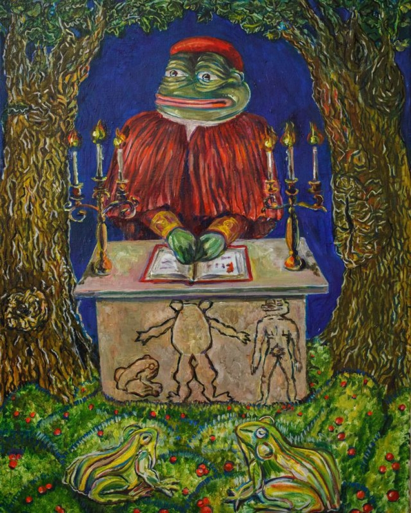 Michelangelo: an artist from St. Petersburg creates copies of world masterpieces with an Internet meme