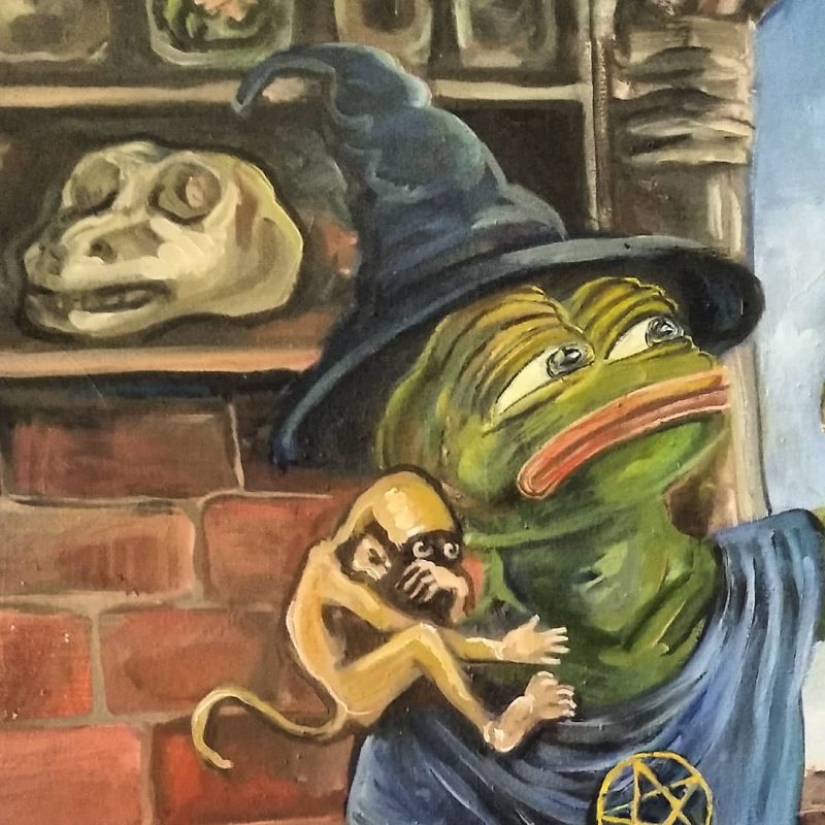 Michelangelo: an artist from St. Petersburg creates copies of world masterpieces with an Internet meme
