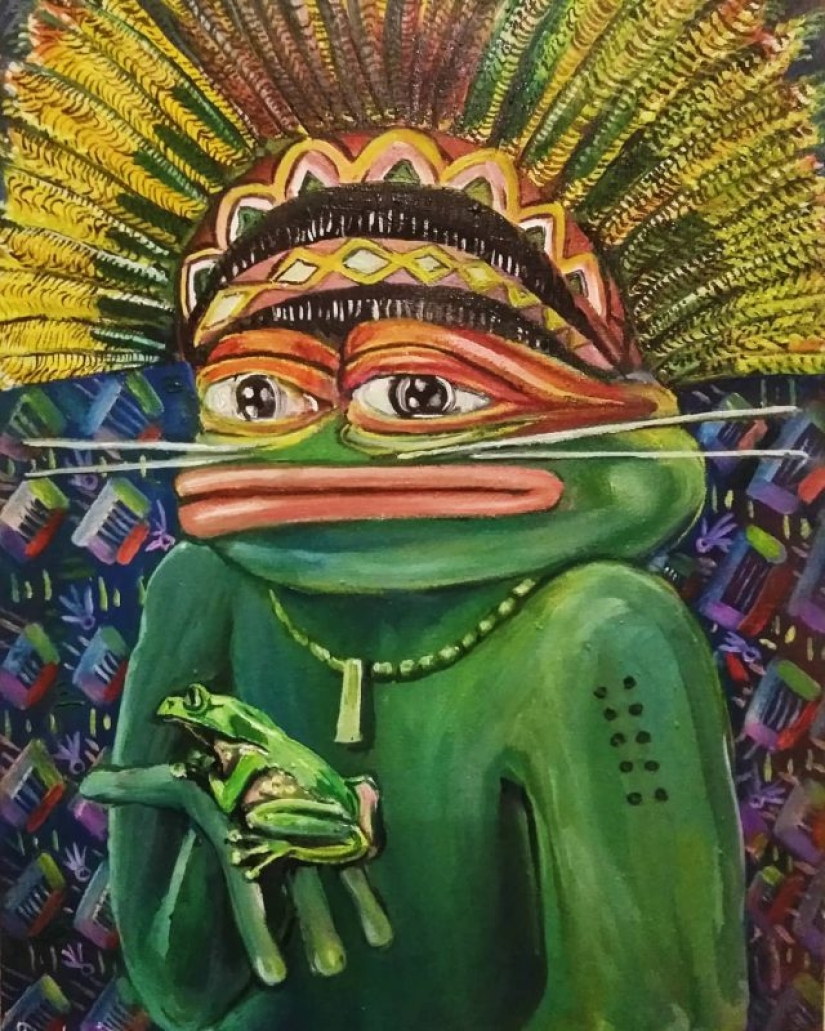 Miguel Ángel: un artista de San Petersburgo crea copias de obras maestras mundiales con un meme de Internet