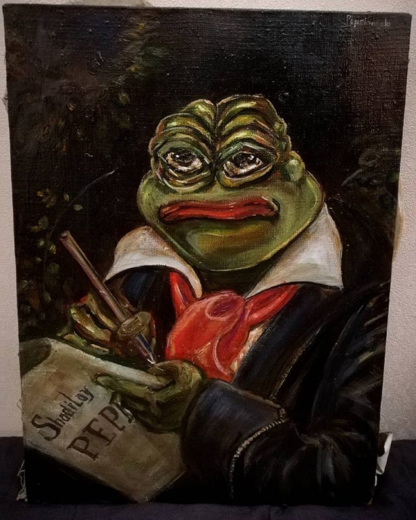 Miguel Ángel: un artista de San Petersburgo crea copias de obras maestras mundiales con un meme de Internet