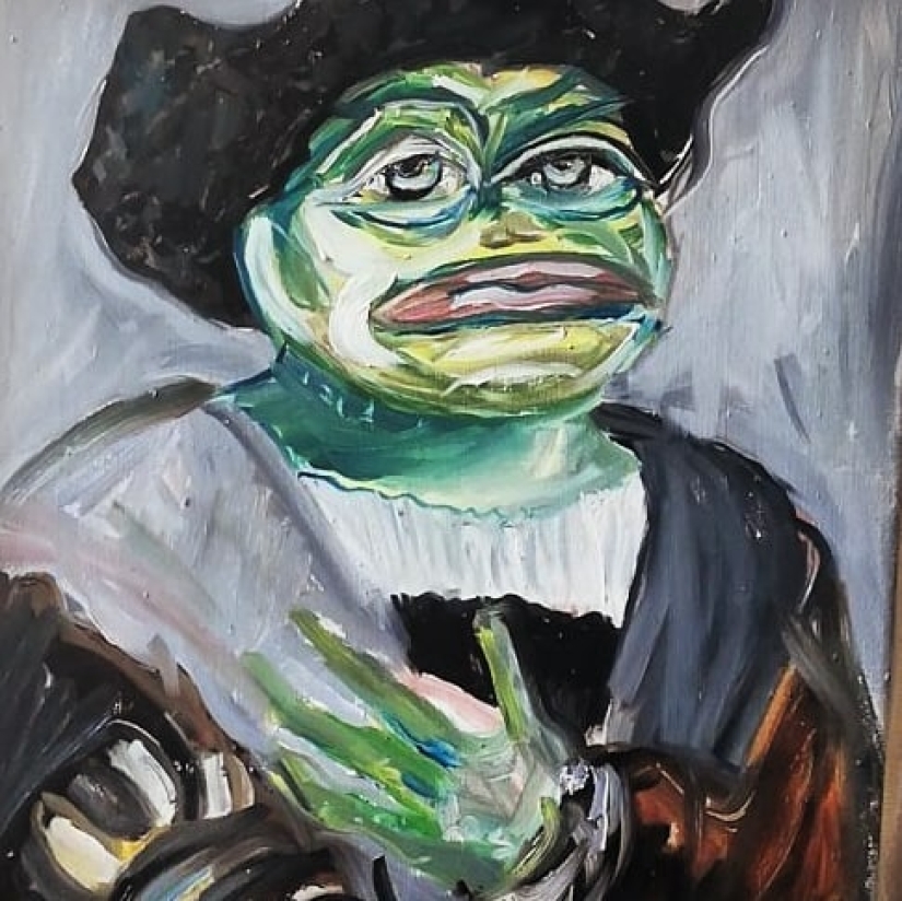 Miguel Ángel: un artista de San Petersburgo crea copias de obras maestras mundiales con un meme de Internet