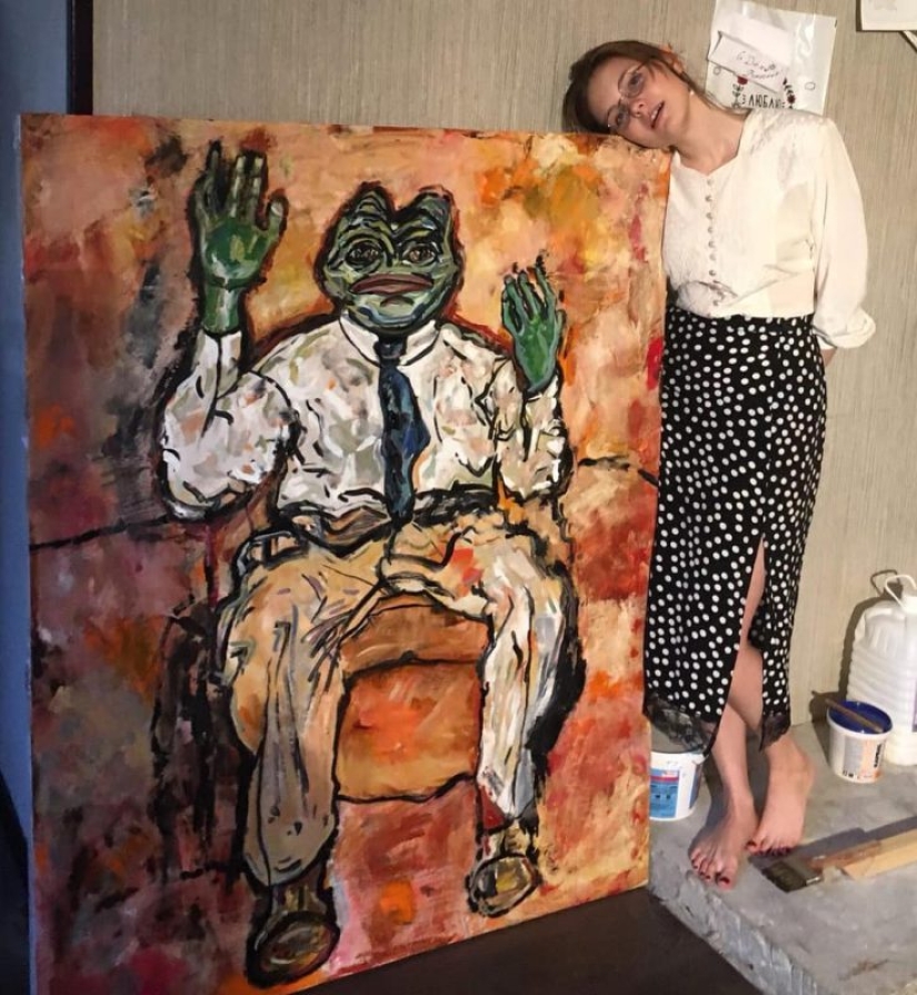 Miguel Ángel: un artista de San Petersburgo crea copias de obras maestras mundiales con un meme de Internet