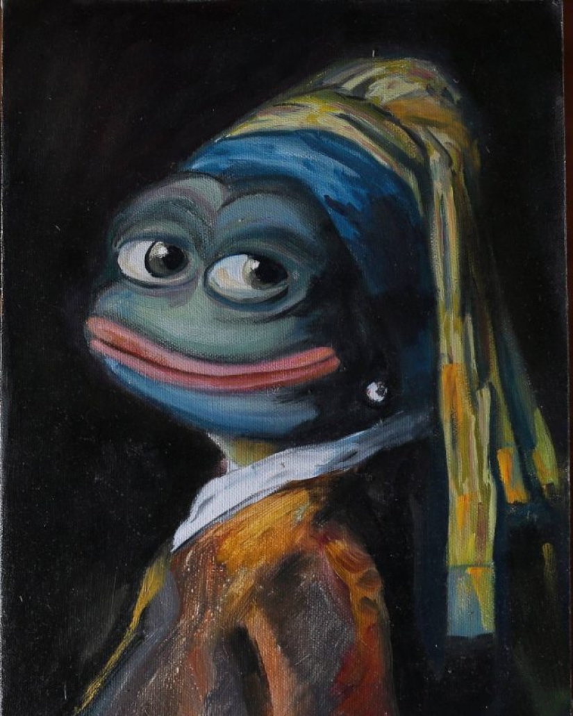 Miguel Ángel: un artista de San Petersburgo crea copias de obras maestras mundiales con un meme de Internet