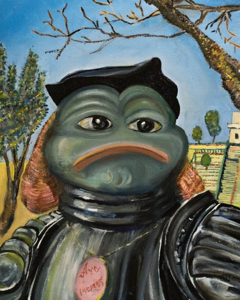 Miguel Ángel: un artista de San Petersburgo crea copias de obras maestras mundiales con un meme de Internet