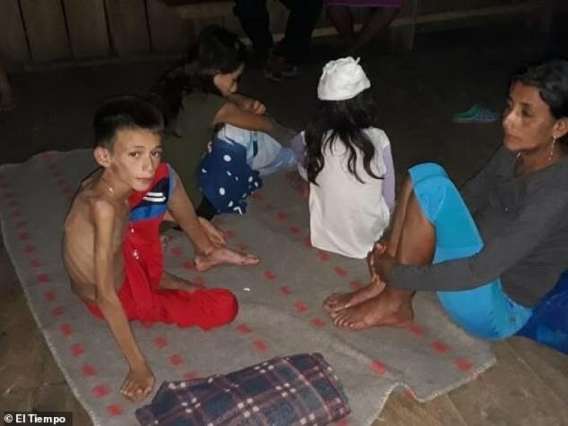 Miraculous rescue: a woman and her three children wandered through the jungle for more than a month