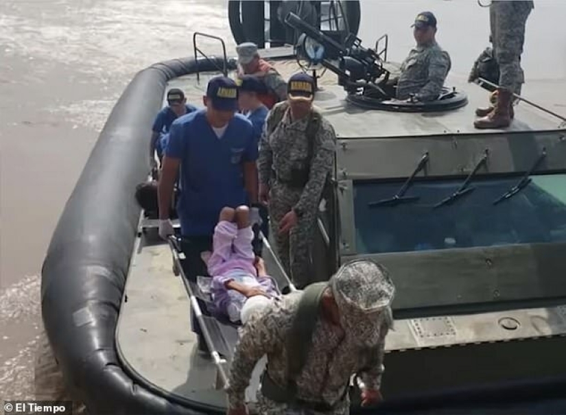 Miraculous rescue: a woman and her three children wandered through the jungle for more than a month