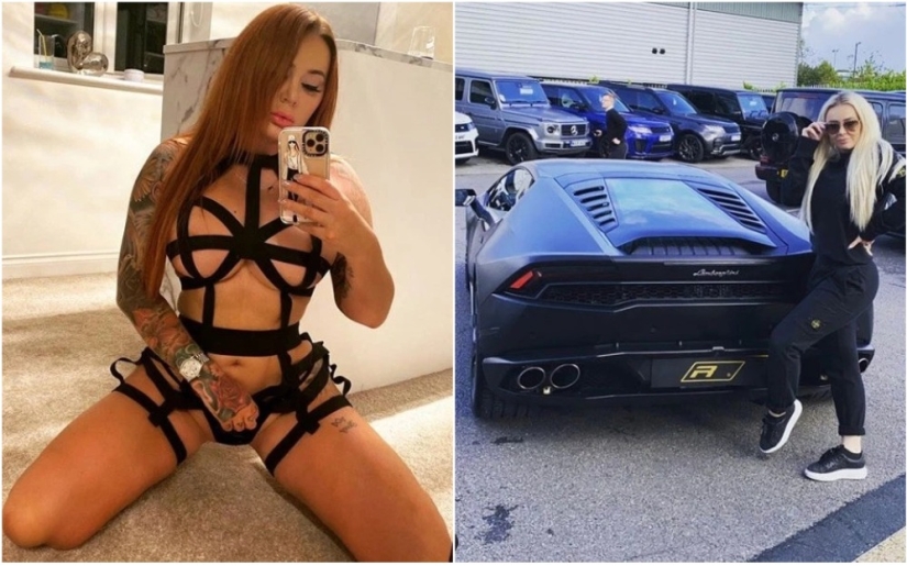 Modelo glamorosa se ganó un Lamborghini de lujo vendiendo sus fotos desnudas