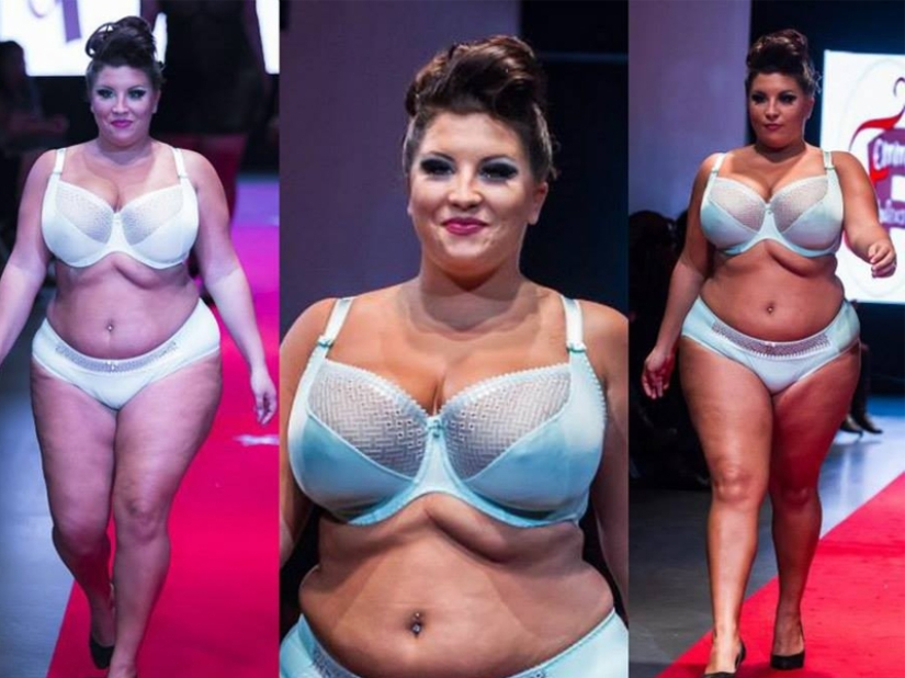 Models weighing from 100 kg. on the catwalks of Paris Models weighing from 100 kg. on the catwalks of Paris