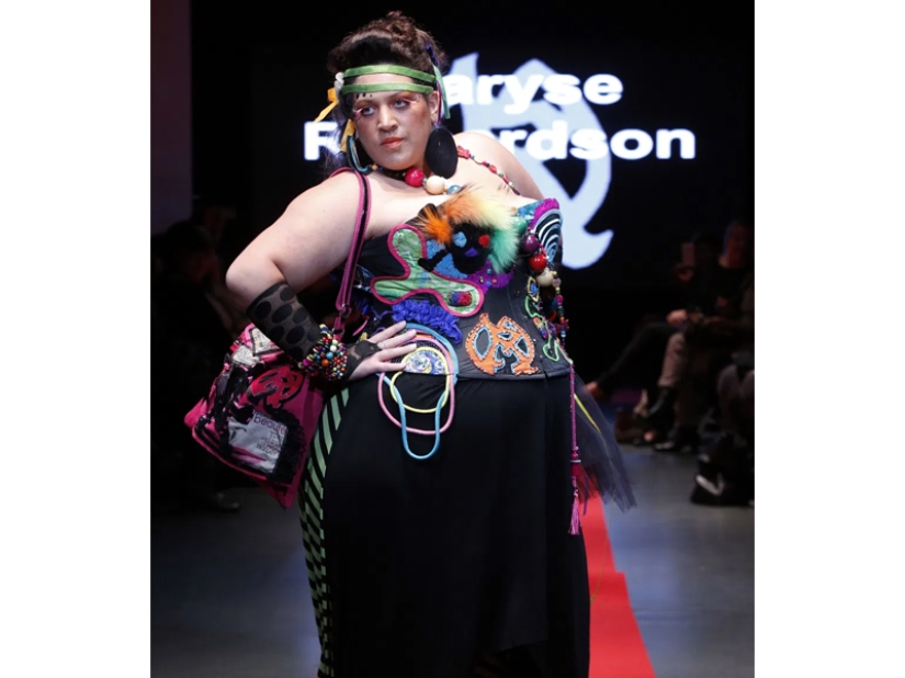 Models weighing from 100 kg. on the catwalks of Paris Models weighing from 100 kg. on the catwalks of Paris