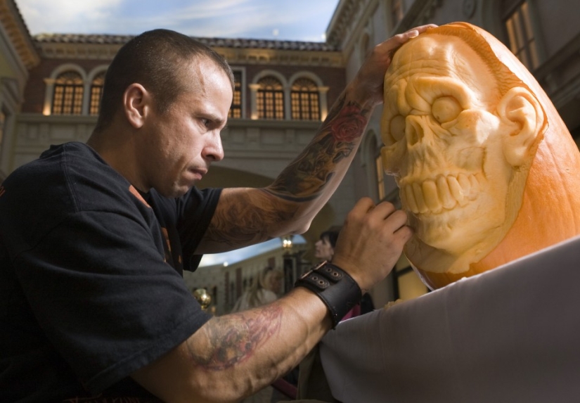 Monstruos de Calabaza en Halloween