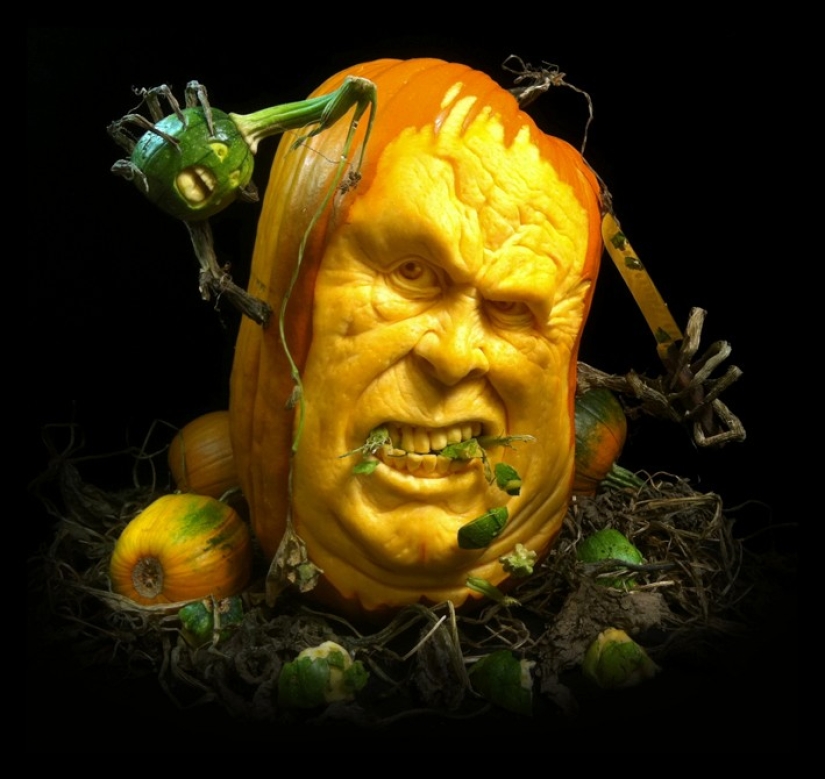 Monstruos de Calabaza en Halloween