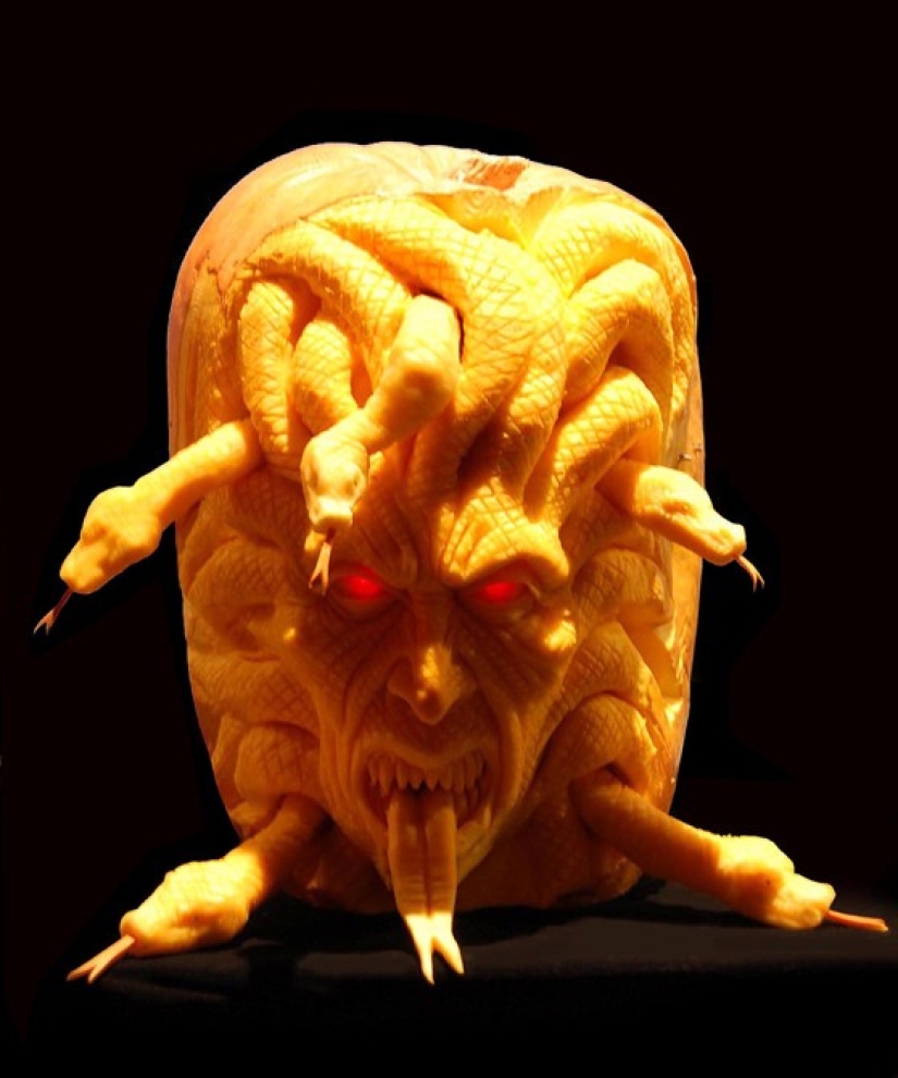 Monstruos de Calabaza en Halloween