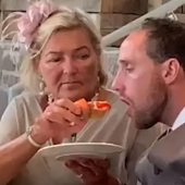 Mother-in-law of the year: caring Scottish woman fed drunk son-in-law at the wedding