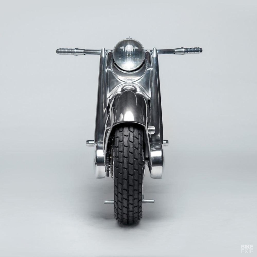 Motocicleta increíblemente hermosa: réplica del Killinger und Freund alemán en estilo Art Déco Motocicleta increíblemente hermosa: réplica del Killinger und Freund alemán en estilo Art Déco