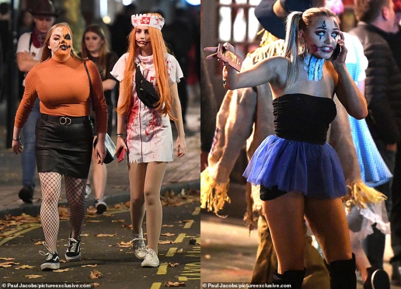 Mountains of garbage, drunken party-goers and a sea of alcohol: the disgusting consequences of Halloween in Britain