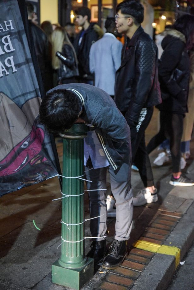 Mountains of garbage, drunken party-goers and a sea of alcohol: the disgusting consequences of Halloween in Britain