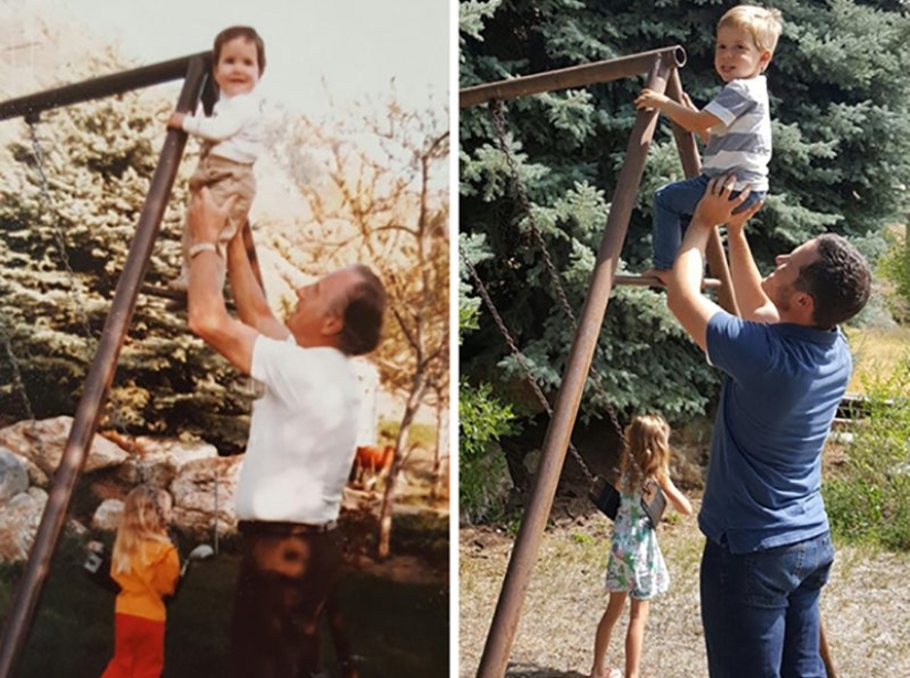 Máquina del tiempo: 21 fotos del pasado que han sido recreadas en nuestro tiempo Máquina del tiempo: 21 fotos del pasado que han sido recreadas en nuestro tiempo