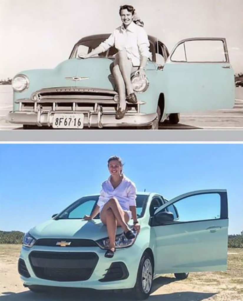 Máquina del tiempo: 21 fotos del pasado que han sido recreadas en nuestro tiempo Máquina del tiempo: 21 fotos del pasado que han sido recreadas en nuestro tiempo