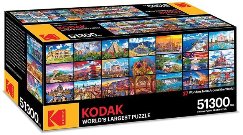 Más de 50 mil piezas: Kodak ha lanzado el rompecabezas más grande del mundo Más de 50 mil piezas: Kodak ha lanzado el rompecabezas más grande del mundo
