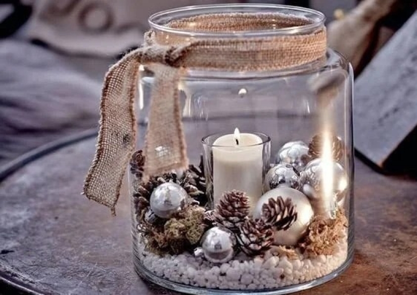 Más geniales ideas de decoraciones de Navidad de los conos y ramitas