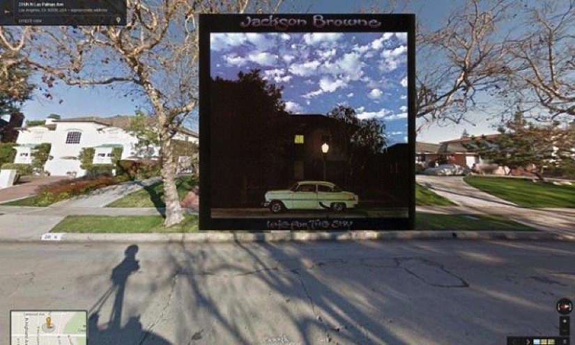 Music album Covers on Google Street View Music album Covers on Google Street View