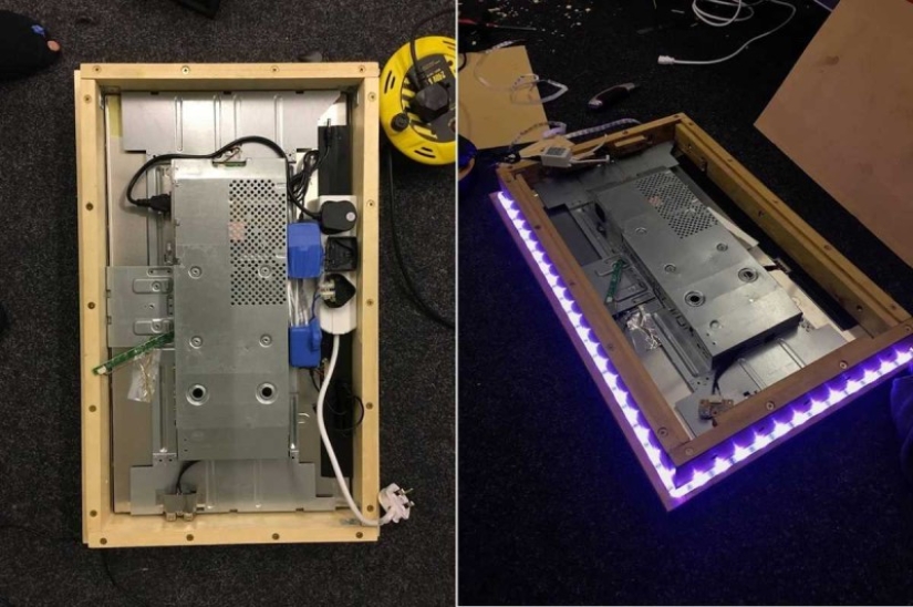 My light, mirror, tell me: the guy made a magic mirror with his own hands