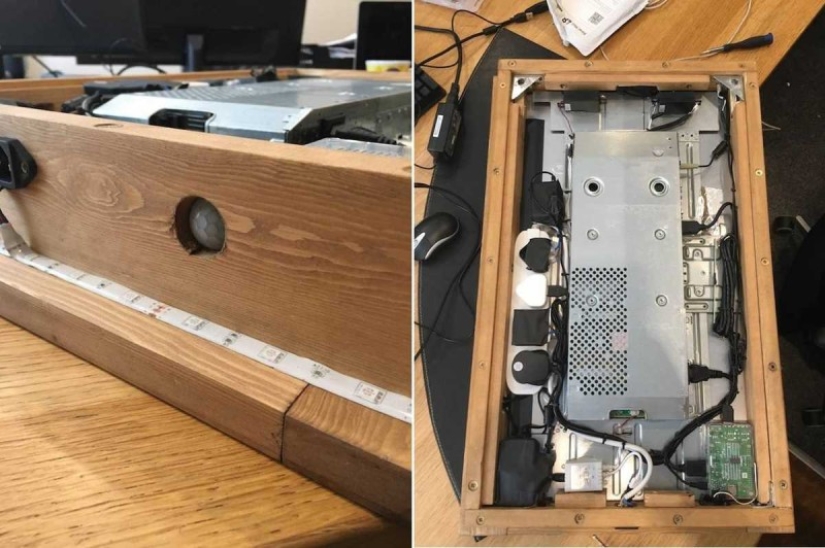 My light, mirror, tell me: the guy made a magic mirror with his own hands