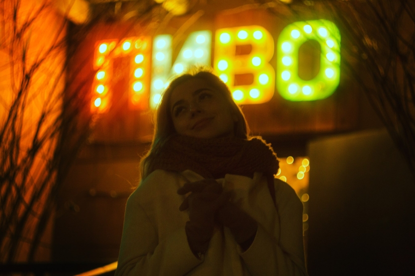 Neon cyberpunk fantasy: the outskirts of Moscow as you have never seen them