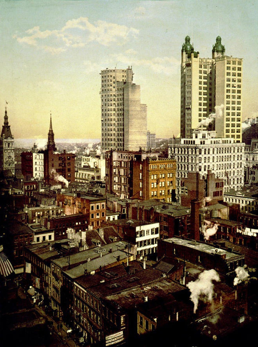 New York 1900 in color