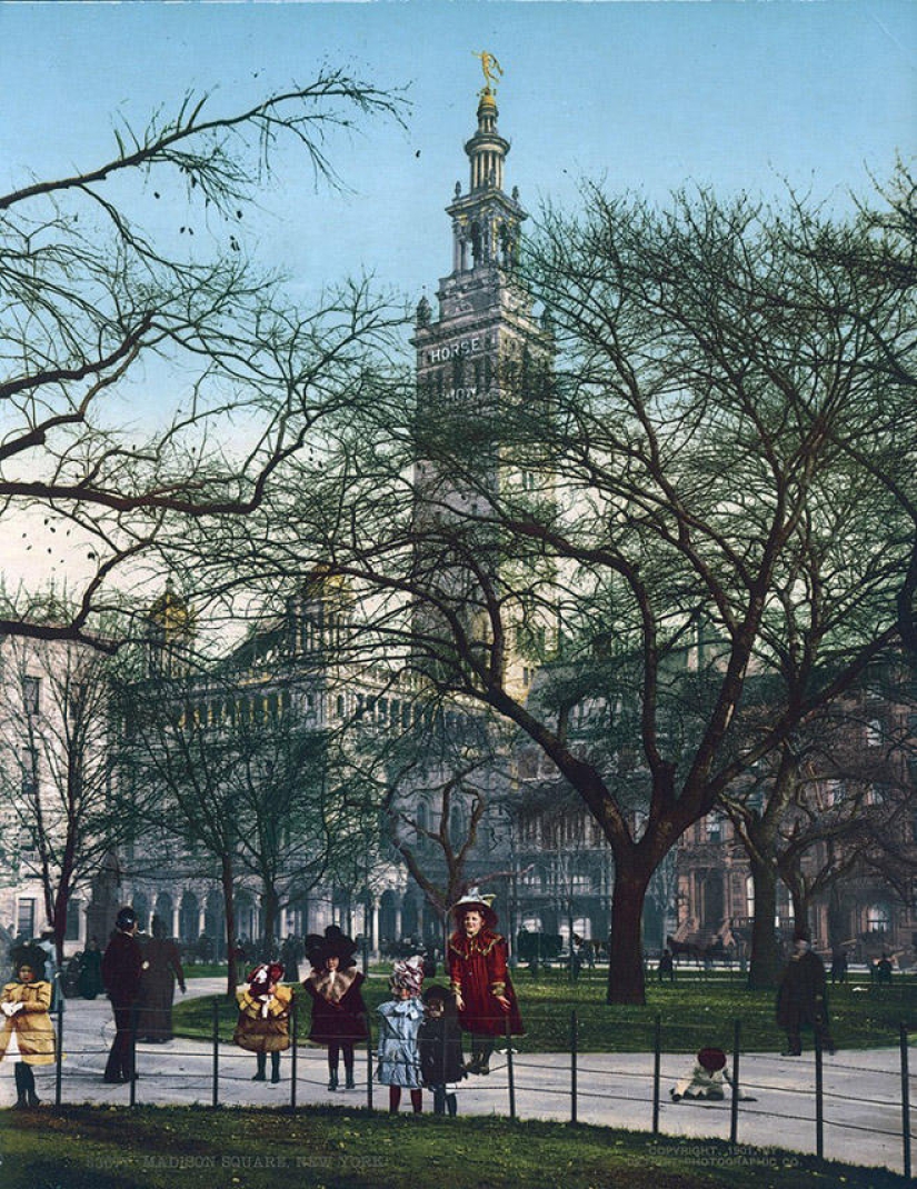 New York 1900 in color