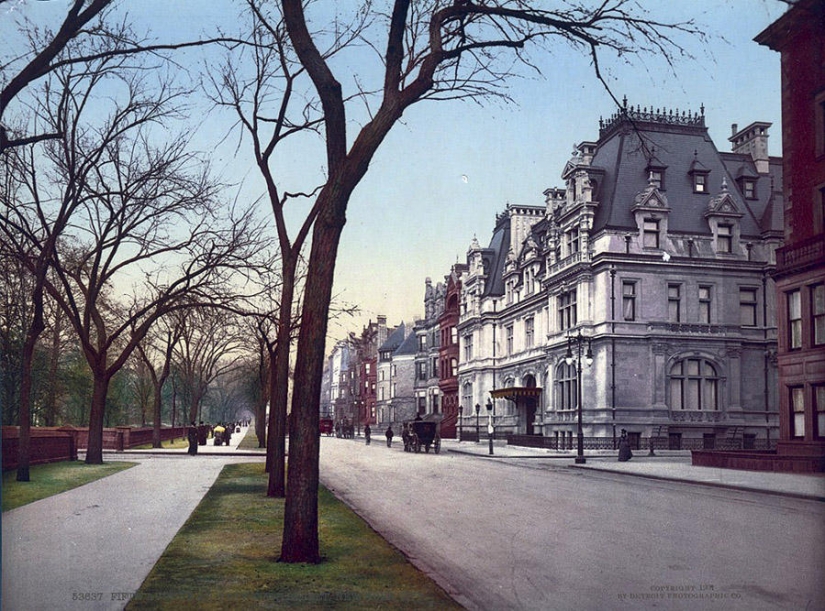 New York 1900 in color