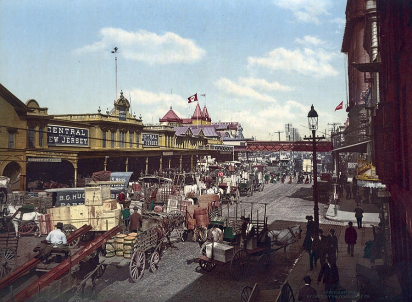 New York 1900 in color