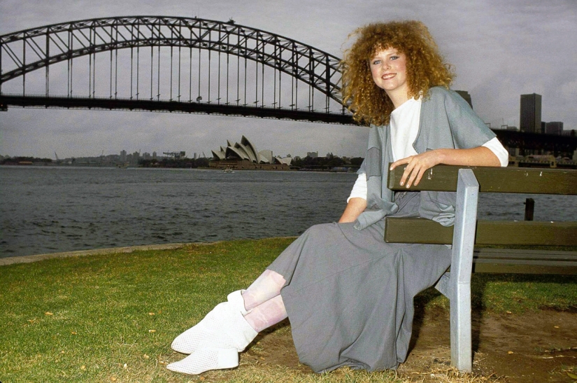 Nicole Kidman in December 1983