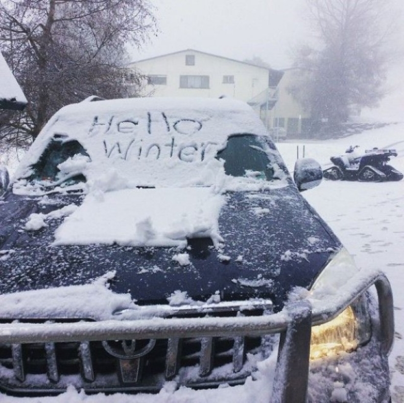 Nieve y escarcha en Australia: ¡milagros y más!