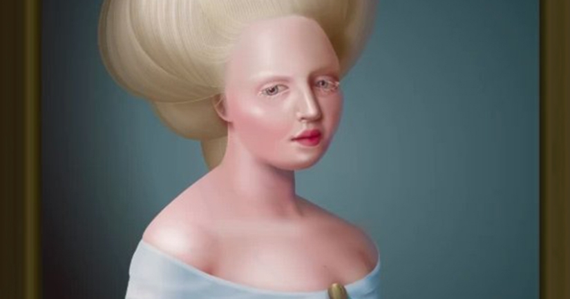 No photoshop: an American woman painted a picture exclusively using HTML and CSS code