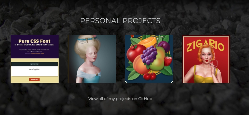 No photoshop: an American woman painted a picture exclusively using HTML and CSS code