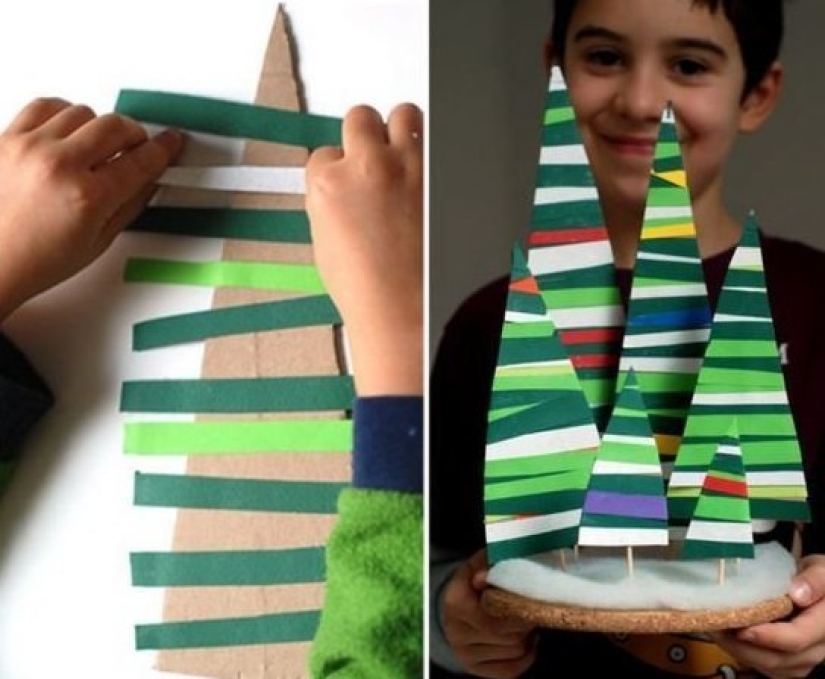 Nuestras manos no son para el aburrimiento: cómo hacer un árbol de Navidad Nuestras manos no son para el aburrimiento: cómo hacer un árbol de Navidad