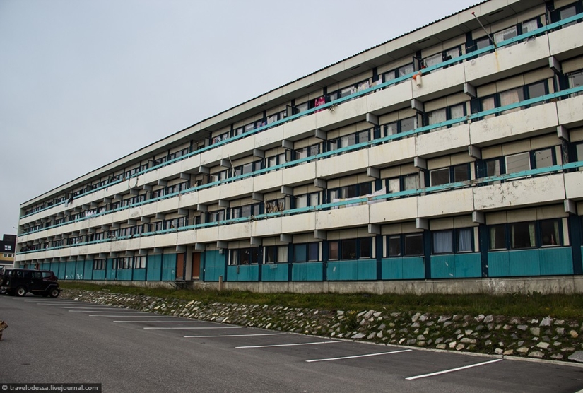 Nuuk residential area. How people live in Greenland Nuuk residential area. How people live in Greenland