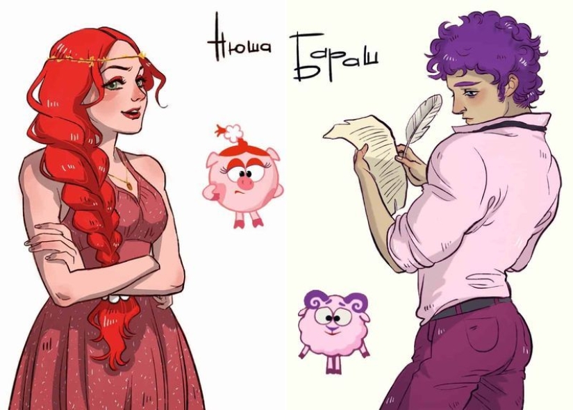 Nyusha sexy y un Cordero de culo fuerte: fantasías sobre el tema de "Smesharikov" Nyusha sexy y un Cordero de culo fuerte: fantasías sobre el tema de "Smesharikov"