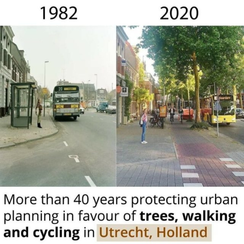 "Old photos in real life": 14 photos that show how time affects everything