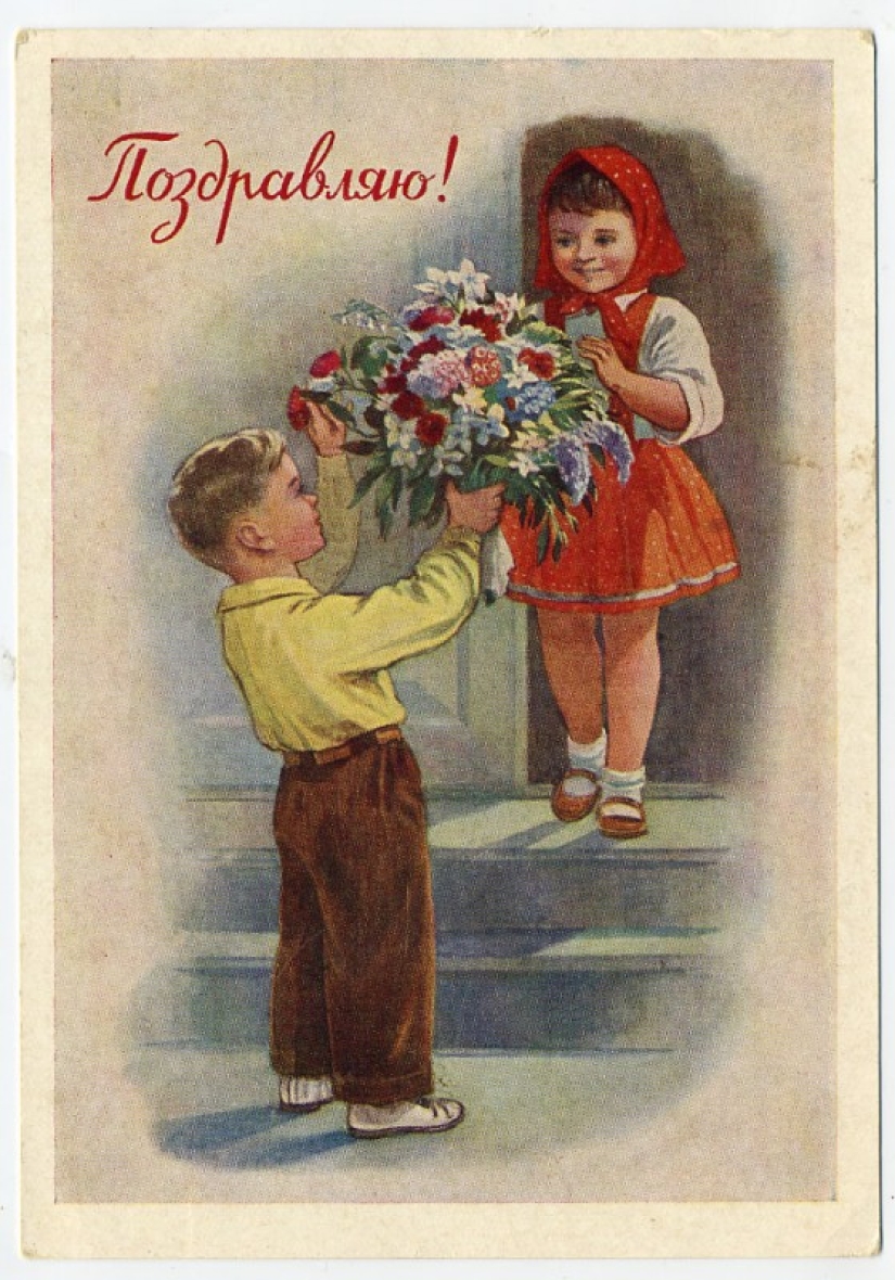 Old postcards for March 8