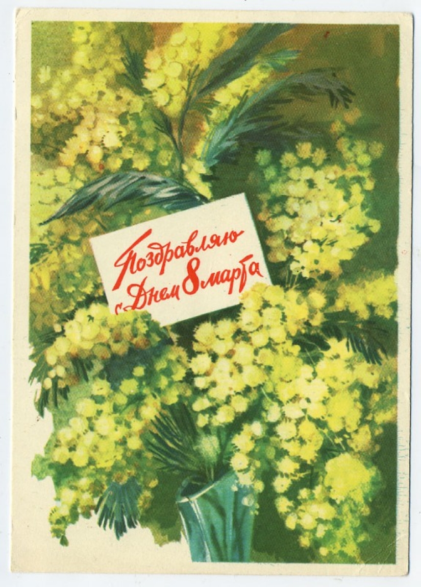 Old postcards for March 8