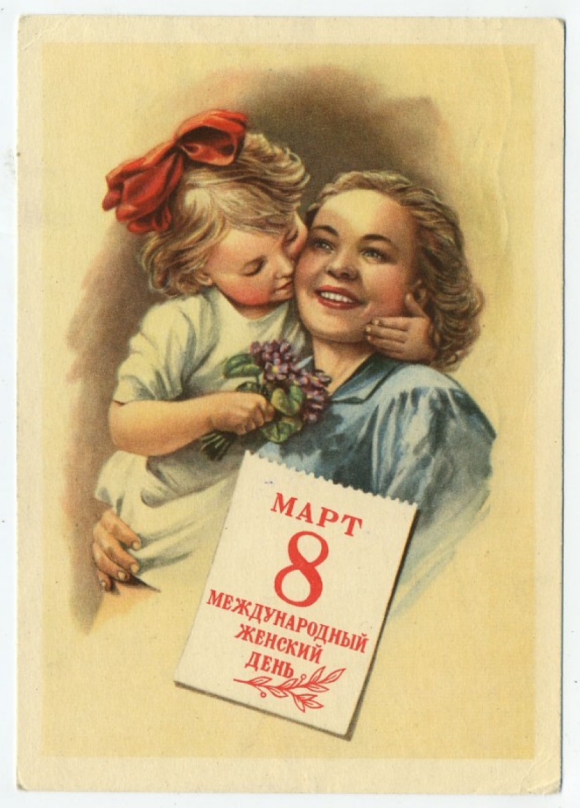 Old postcards for March 8