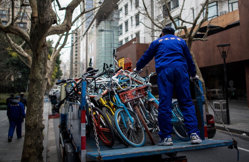 "¡Olla, no cocines!": cómo las bicicletas de alquiler inundaron China