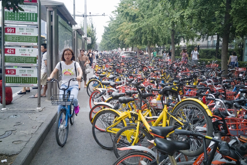 "¡Olla, no cocines!": cómo las bicicletas de alquiler inundaron China
