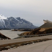 On the roads of Norway: "Attention! You are entering a bridge that leads to nowhere"