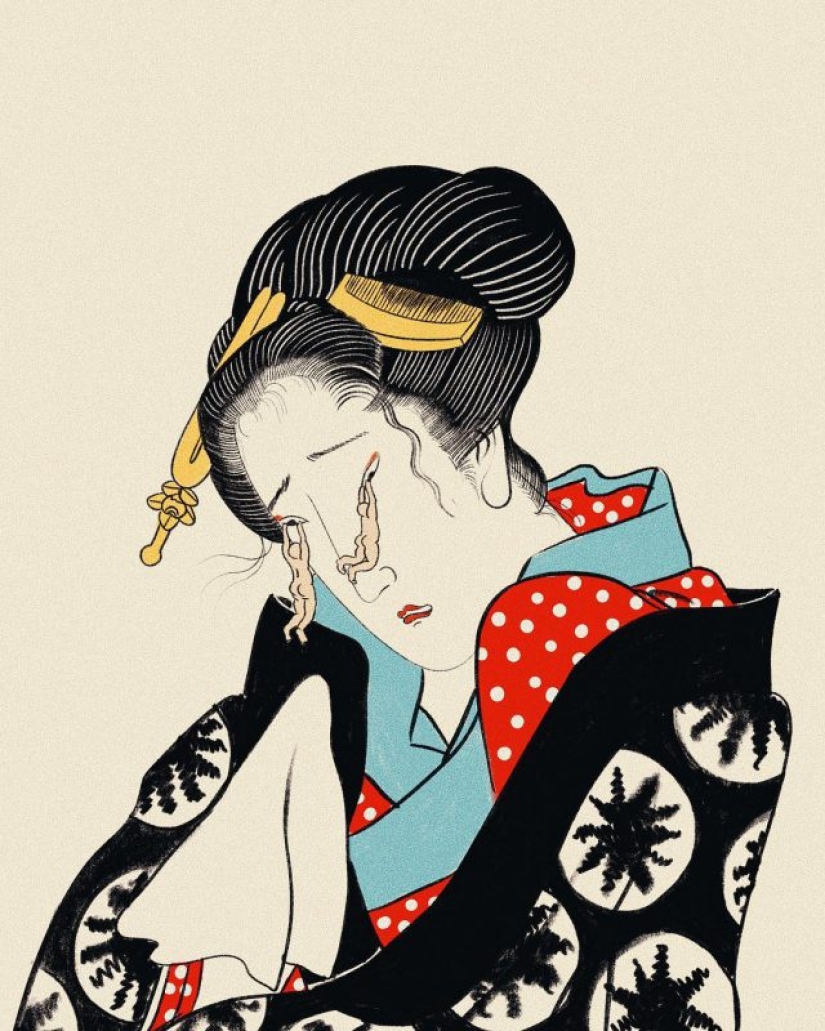 On the verge of reality and hallucination: Psychedelic illustrations by Miki Kim