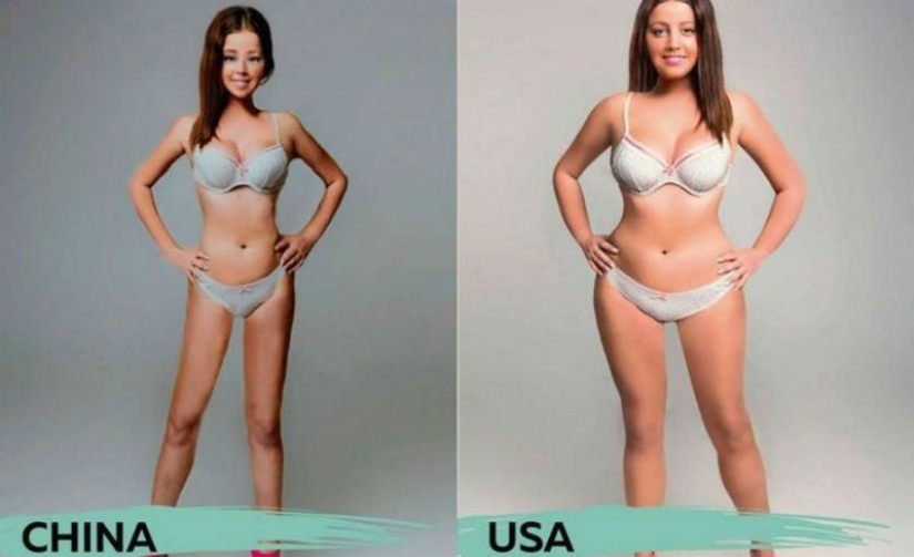 One girl, photoshop and beauty standards in 18 countries around the world