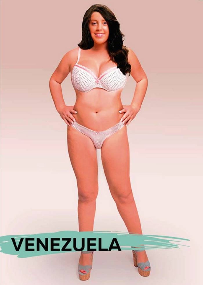 One girl, photoshop and beauty standards in 18 countries around the world