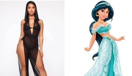 Oriental temptation: sexy jumpsuit like Princess Jasmine from Fashion Nova